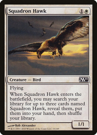 Squadron Hawk [Magic 2011] | Jomio and Rueliete's Cards and Comics