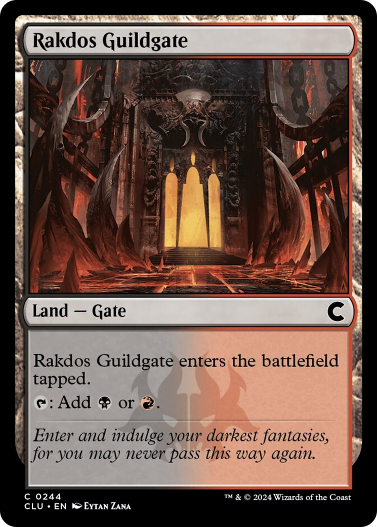 Rakdos Guildgate [Ravnica: Clue Edition] | Jomio and Rueliete's Cards and Comics
