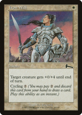 Iron Will [Urza's Legacy] | Jomio and Rueliete's Cards and Comics