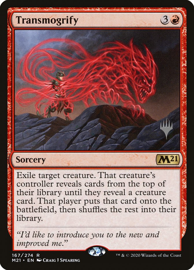 Transmogrify (Promo Pack) [Core Set 2021 Promos] | Jomio and Rueliete's Cards and Comics