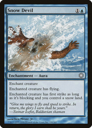 Snow Devil [Coldsnap Theme Decks] | Jomio and Rueliete's Cards and Comics