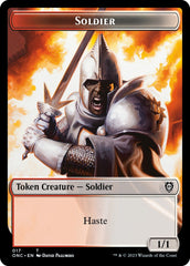 Soldier (017) // Eldrazi Double-Sided Token [Phyrexia: All Will Be One Commander Tokens] | Jomio and Rueliete's Cards and Comics
