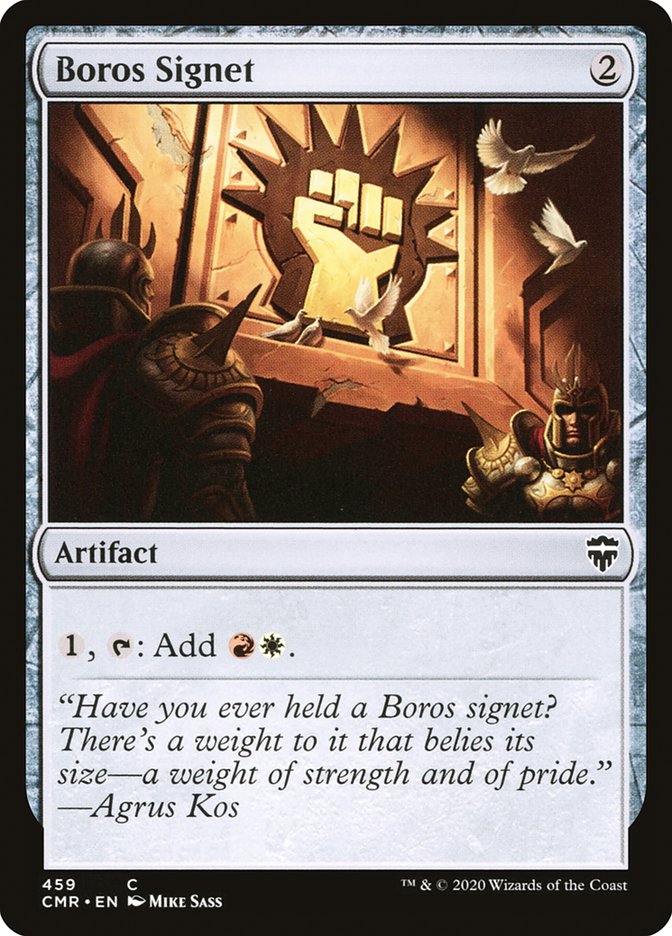 Boros Signet [Commander Legends] | Jomio and Rueliete's Cards and Comics