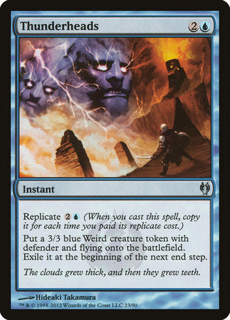 Thunderheads [Duel Decks: Izzet vs. Golgari] | Jomio and Rueliete's Cards and Comics