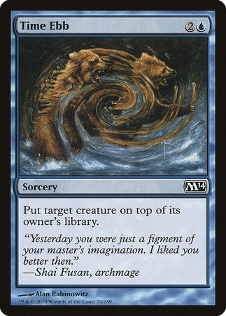 Time Ebb [Magic 2014] | Jomio and Rueliete's Cards and Comics