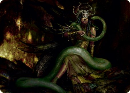 Saryth, the Viper's Fang Art Card [Innistrad: Midnight Hunt Art Series] | Jomio and Rueliete's Cards and Comics