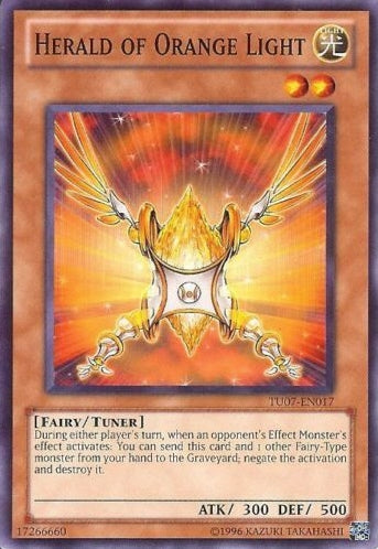 Herald of Orange Light [TU07-EN017] Common | Jomio and Rueliete's Cards and Comics