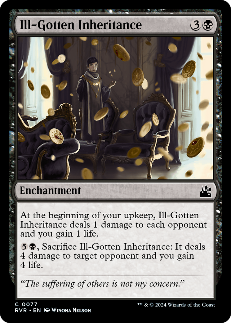 Ill-Gotten Inheritance [Ravnica Remastered] | Jomio and Rueliete's Cards and Comics