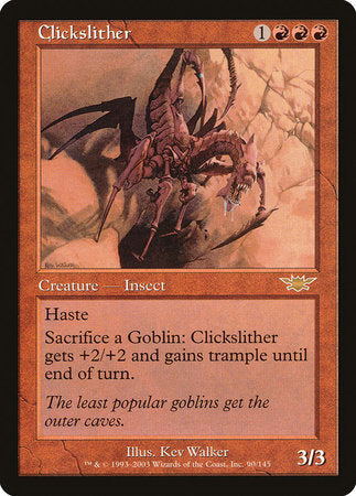 Clickslither [Legions] | Jomio and Rueliete's Cards and Comics