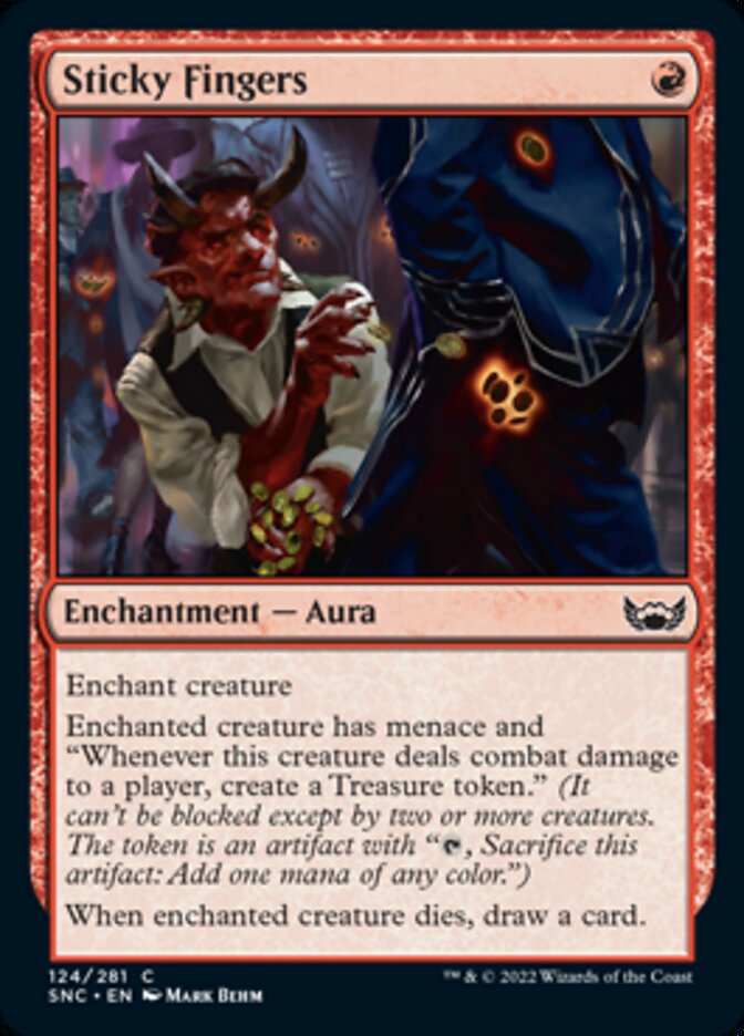 Sticky Fingers [Streets of New Capenna] | Jomio and Rueliete's Cards and Comics