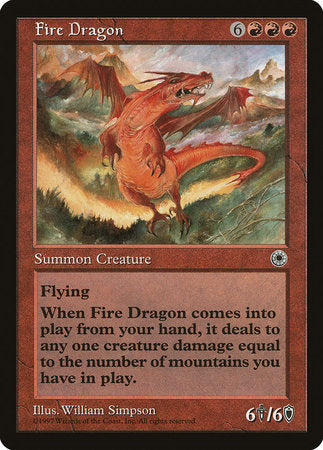 Fire Dragon [Portal] | Jomio and Rueliete's Cards and Comics