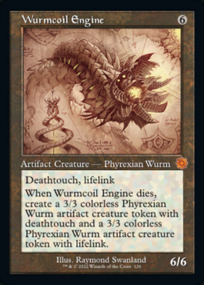 Wurmcoil Engine (Retro Schematic) [The Brothers' War Retro Artifacts] | Jomio and Rueliete's Cards and Comics