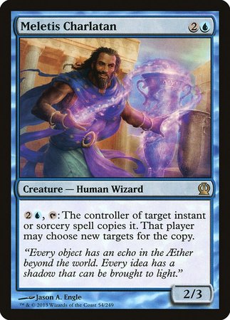 Meletis Charlatan [Theros] | Jomio and Rueliete's Cards and Comics