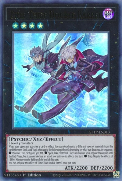 Time Thief Double Barrel [GFTP-EN013] Ultra rare | Jomio and Rueliete's Cards and Comics