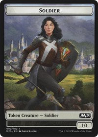 Soldier // Zombie Double-Sided Token [Game Night 2019 Tokens] | Jomio and Rueliete's Cards and Comics