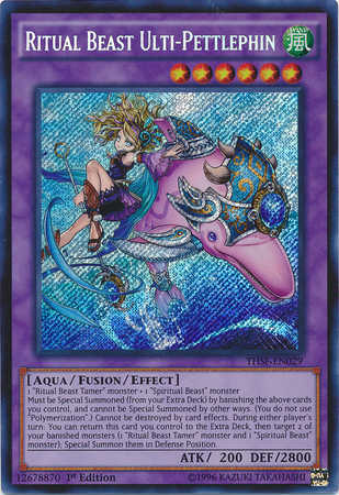 Ritual Beast Ulti-Pettlephin [THSF-EN029] Secret Rare | Jomio and Rueliete's Cards and Comics