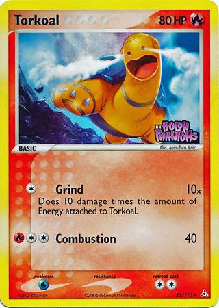 Torkoal (33/110) (Stamped) [EX: Holon Phantoms] | Jomio and Rueliete's Cards and Comics