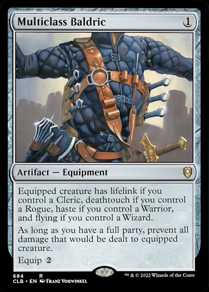 Multiclass Baldric [Commander Legends: Battle for Baldur's Gate] | Jomio and Rueliete's Cards and Comics