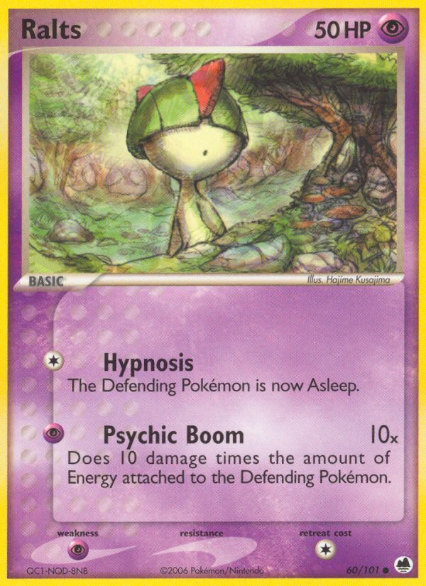 Ralts (60/101) [EX: Dragon Frontiers] | Jomio and Rueliete's Cards and Comics