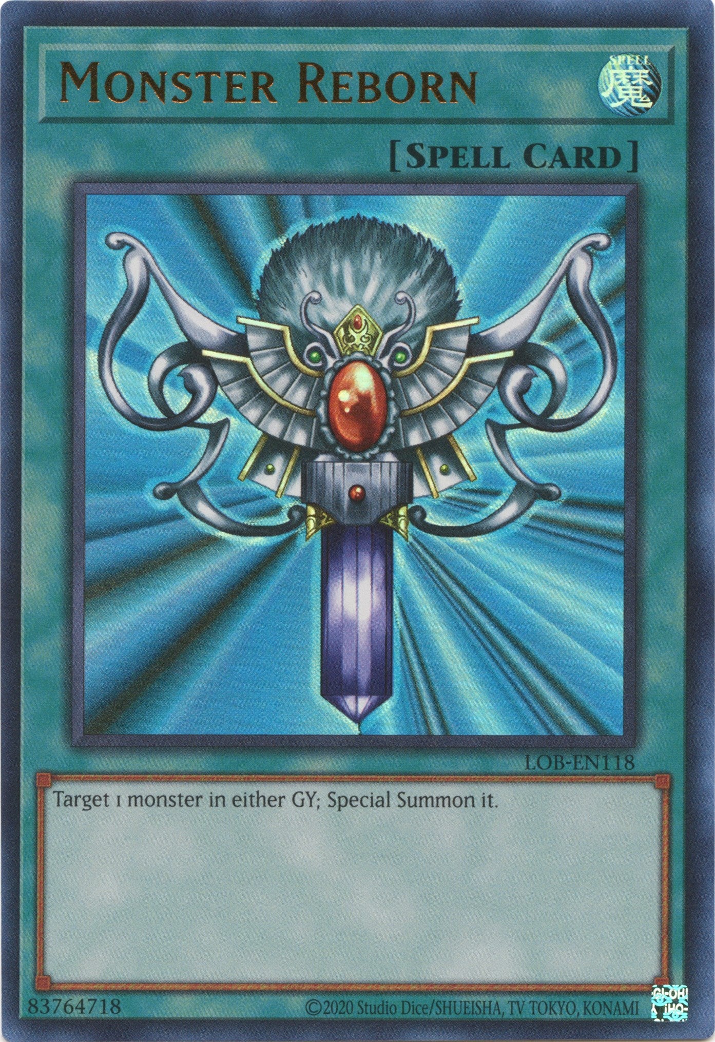 Monster Reborn (25th Anniversary) [LOB-EN118] Ultra Rare | Jomio and Rueliete's Cards and Comics
