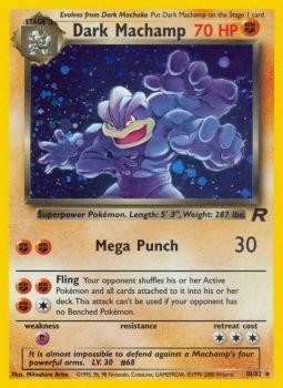 Dark Machamp (10/82) [Team Rocket Unlimited] | Jomio and Rueliete's Cards and Comics