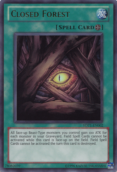 Closed Forest (5D's Duel Transer) [YDT1-EN002] Ultra Rare | Jomio and Rueliete's Cards and Comics