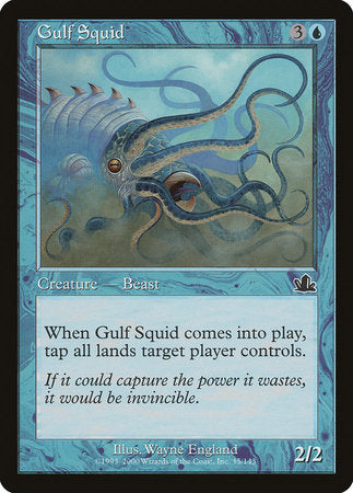 Gulf Squid [Prophecy] | Jomio and Rueliete's Cards and Comics