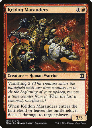 Keldon Marauders [Eternal Masters] | Jomio and Rueliete's Cards and Comics