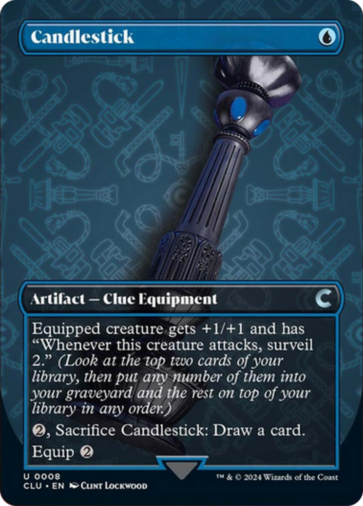Candlestick (Borderless) [Ravnica: Clue Edition] | Jomio and Rueliete's Cards and Comics