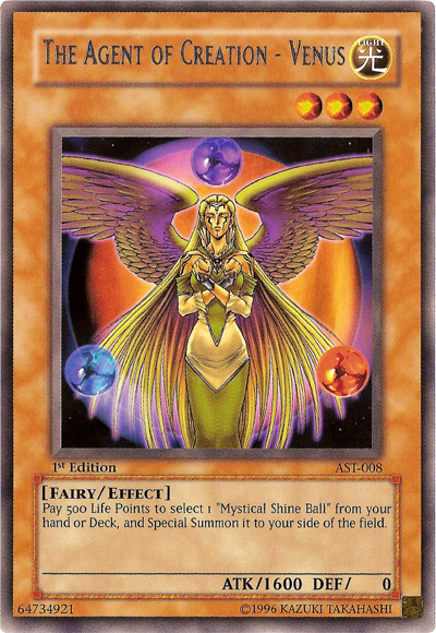The Agent of Creation - Venus [AST-008] Rare | Jomio and Rueliete's Cards and Comics
