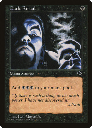 Dark Ritual [Tempest] | Jomio and Rueliete's Cards and Comics