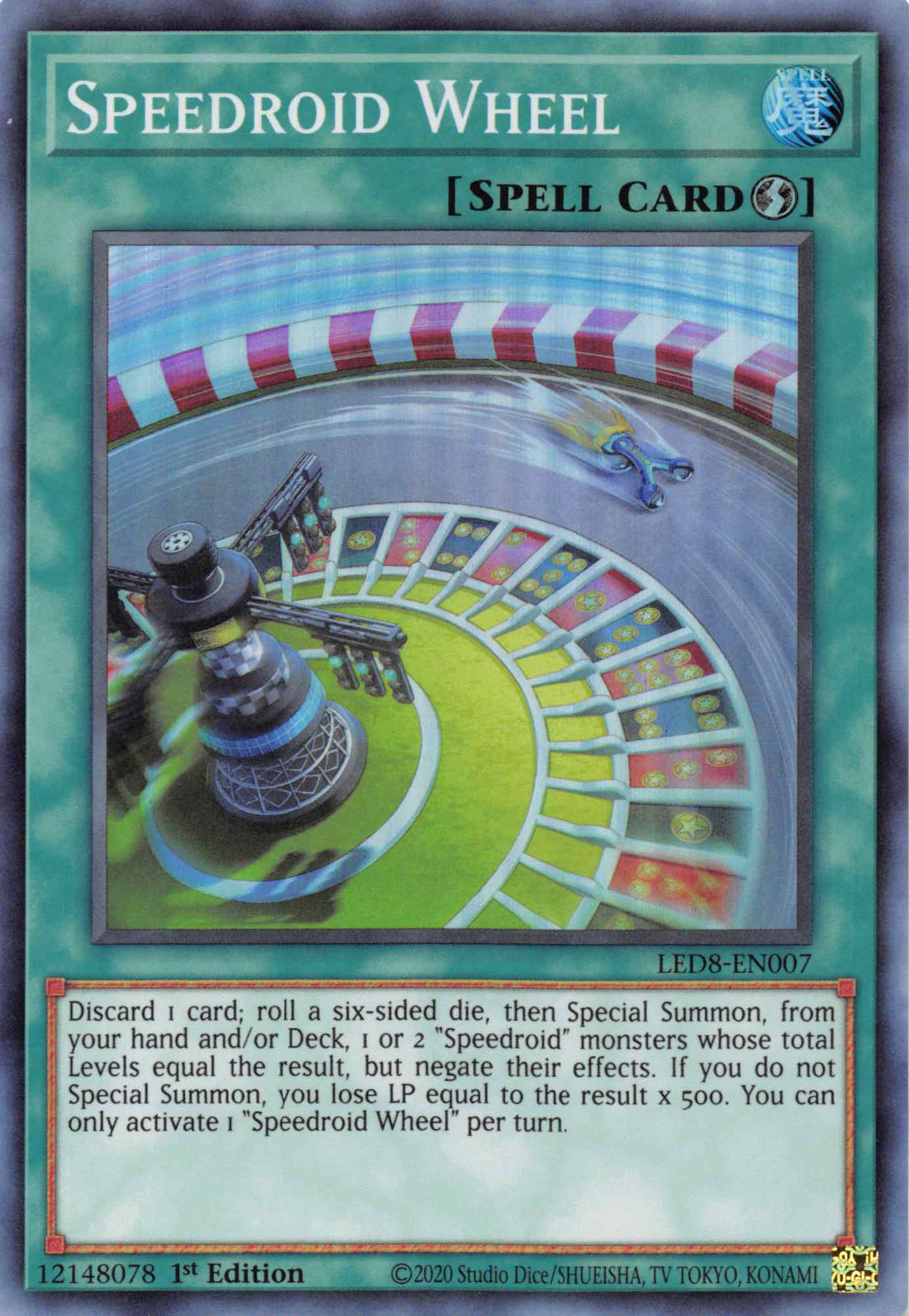 Speedroid Wheel [LED8-EN007] Super Rare | Jomio and Rueliete's Cards and Comics