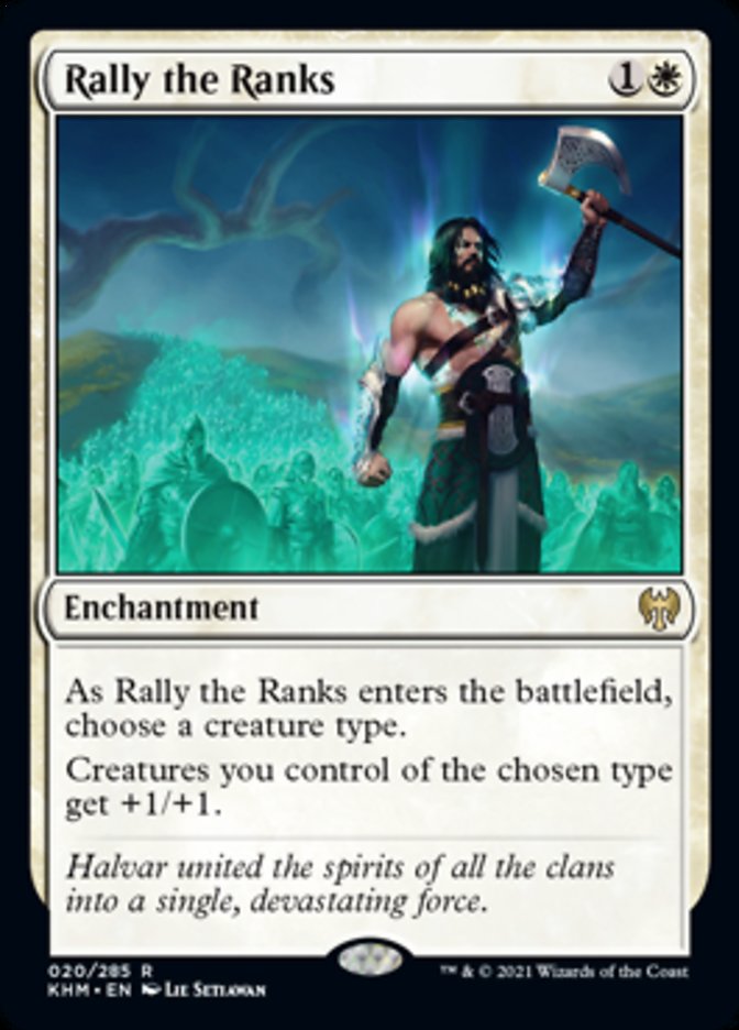 Rally the Ranks [Kaldheim] | Jomio and Rueliete's Cards and Comics