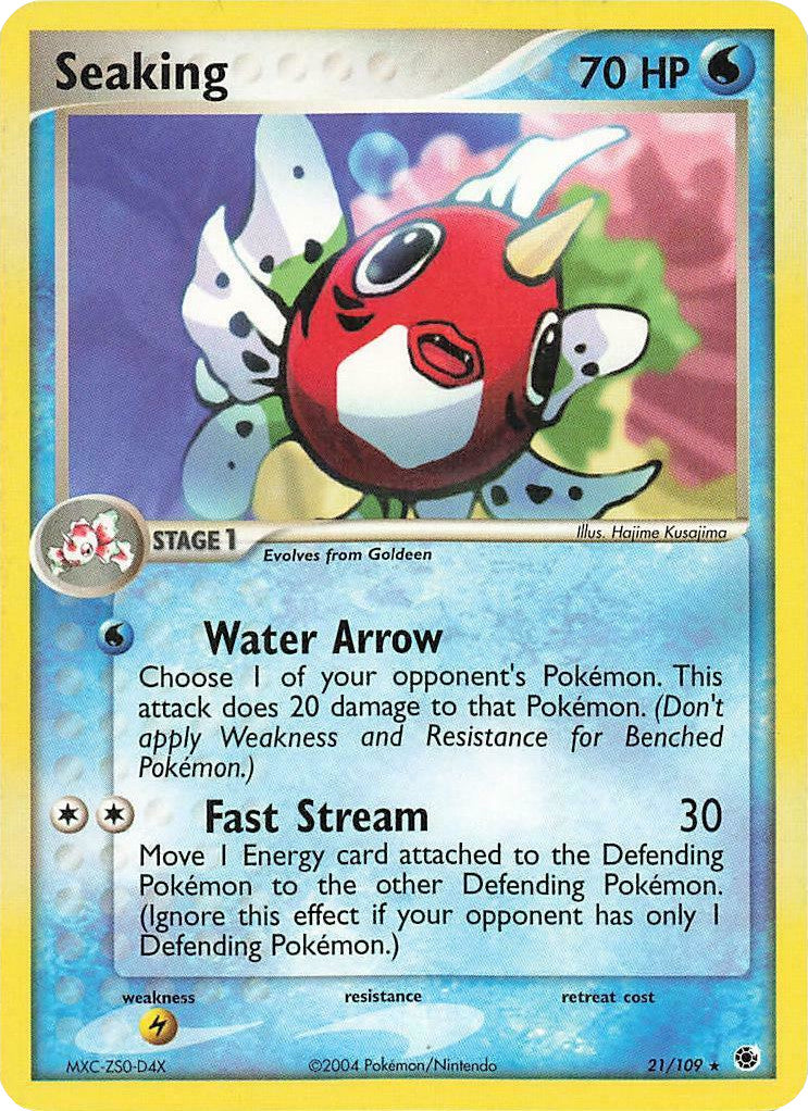 Seaking (21/109) [EX: Battle Stadium] | Jomio and Rueliete's Cards and Comics
