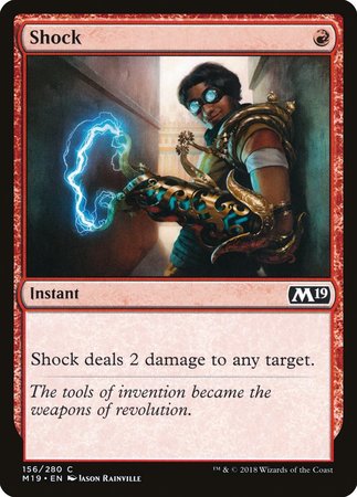 Shock [Core Set 2019] | Jomio and Rueliete's Cards and Comics