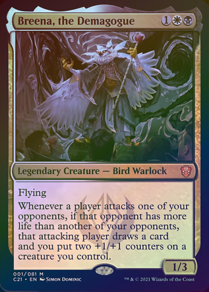 Breena, the Demagogue (Display Commander) [Commander 2021] | Jomio and Rueliete's Cards and Comics