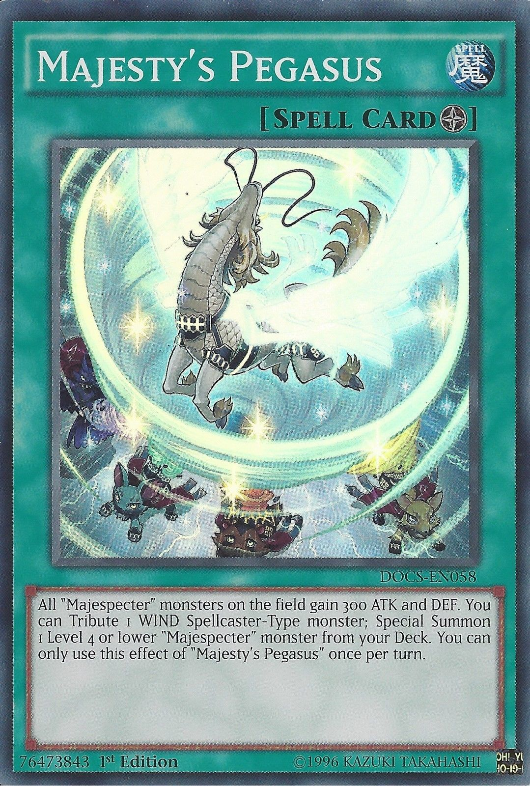 Majesty's Pegasus [DOCS-EN058] Super Rare | Jomio and Rueliete's Cards and Comics