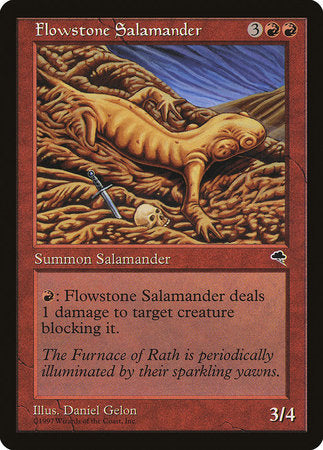 Flowstone Salamander [Tempest] | Jomio and Rueliete's Cards and Comics