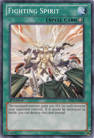 Fighting Spirit [BP01-EN081] Common | Jomio and Rueliete's Cards and Comics