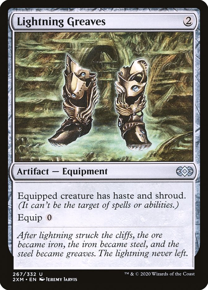Lightning Greaves [Double Masters] | Jomio and Rueliete's Cards and Comics