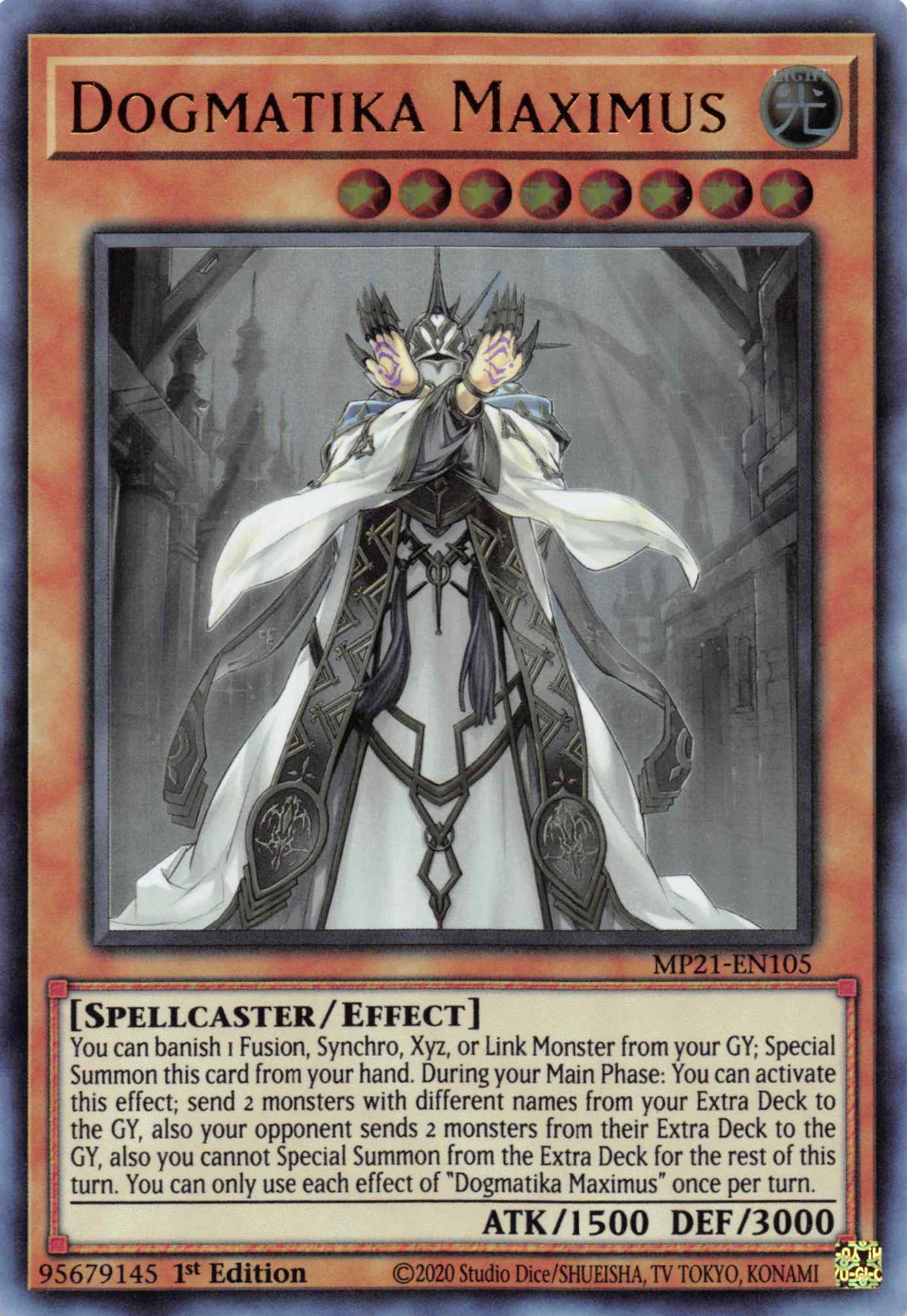 Dogmatika Maximus [MP21-EN105] Ultra Rare | Jomio and Rueliete's Cards and Comics