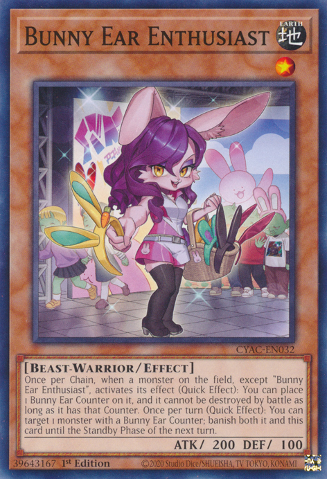 Bunny Ear Enthusiast [CYAC-EN032] Common | Jomio and Rueliete's Cards and Comics