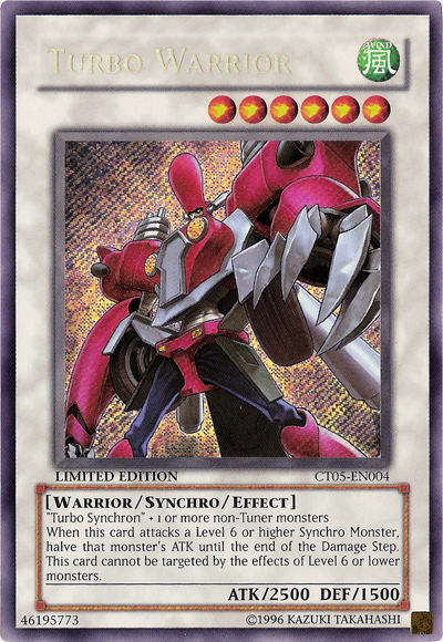 Turbo Warrior [CT05-EN004] Secret Rare | Jomio and Rueliete's Cards and Comics