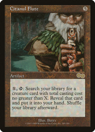 Citanul Flute [Urza's Saga] | Jomio and Rueliete's Cards and Comics
