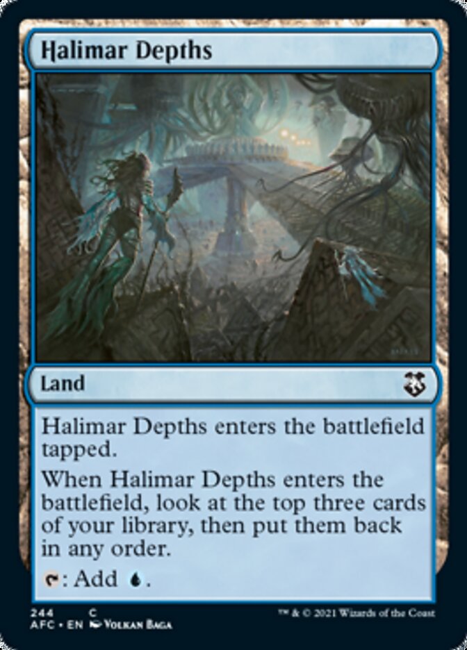 Halimar Depths [Dungeons & Dragons: Adventures in the Forgotten Realms Commander] | Jomio and Rueliete's Cards and Comics