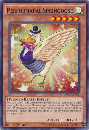 Performapal Springoose [CROS-EN005] Common | Jomio and Rueliete's Cards and Comics