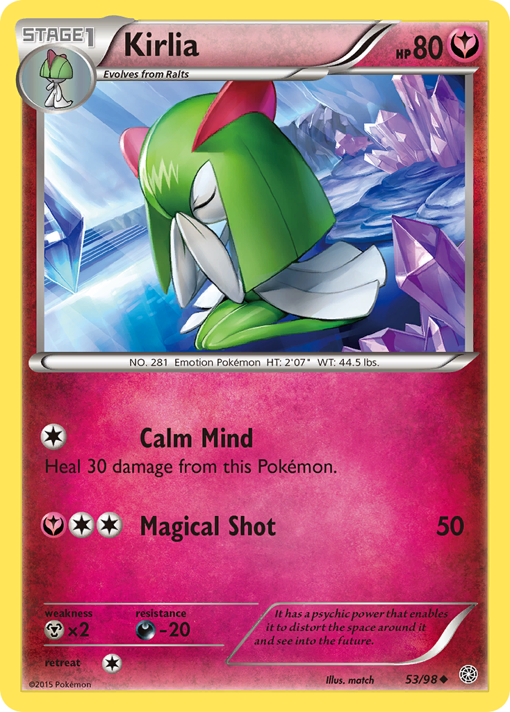 Kirlia (53/98) [XY: Ancient Origins] | Jomio and Rueliete's Cards and Comics