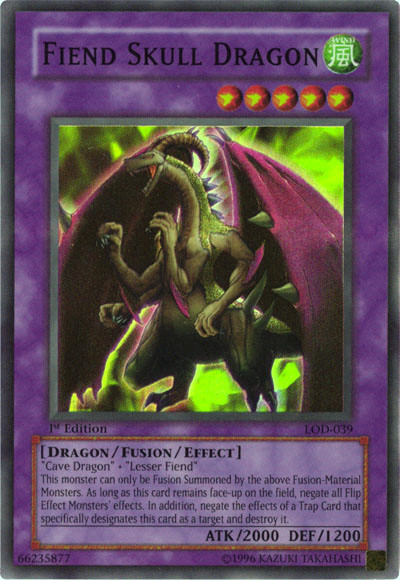 Fiend Skull Dragon [LOD-039] Super Rare | Jomio and Rueliete's Cards and Comics