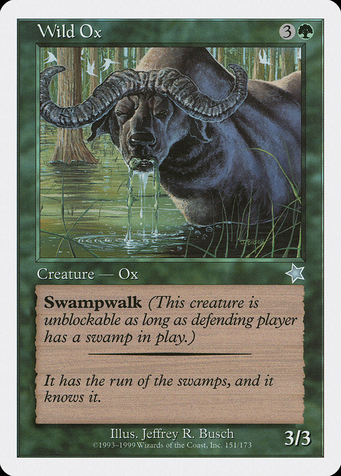 Wild Ox [Starter 1999] | Jomio and Rueliete's Cards and Comics
