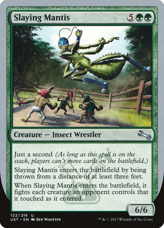 Slaying Mantis [Unstable] | Jomio and Rueliete's Cards and Comics